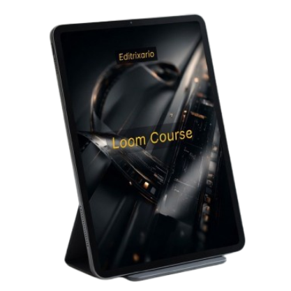 Black tablet with 'Editrixio' branding on a white background